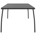thumbnail image 2 of vidaXL Table de Jardin Anthracite 200x100x72 cm Treillis en Acier, 2 of 4