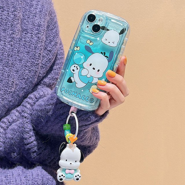 Funda de teléfono con dibujos animados en 3D de Sanrio Hello kitty Kuromi Melody Cinnamoroll Dog para iPhone 11 12 13 14 Pro Max Xs Xr X 7 8 Plus 6s xuanjing unisex
