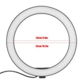 thumbnail image 4 of LED Ring Light, 10 Inch 2400-3000LM 12W Ring Light With Cell Phone Clamp Living Broadcast Selfie Fill Lamp For  Video Portrait Lighting, 4 of 8
