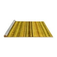 thumbnail image 2 of Ahgly Company Machine Washable Indoor Square Abstract Yellow Modern Area Rugs, 8' Square, 2 of 4