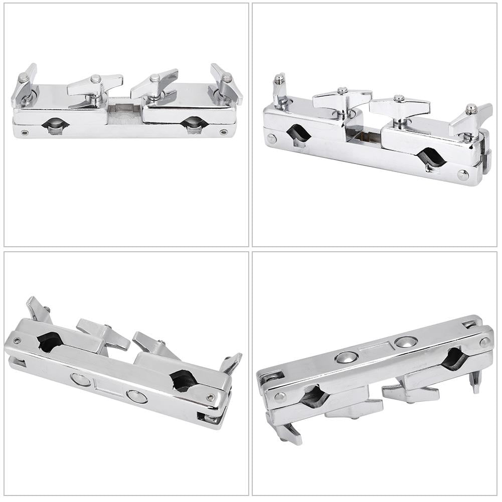 Tebru Iron Connecting Clamp Holder Bracket Rod Percussion Drum Set for