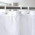 thumbnail image 6 of Modern Geometric Shower Curtain Beige and Brown Circle Pattern, 70 x 79 inches, Waterproof Polyester with 16 Hooks, 6 of 7