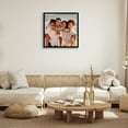 thumbnail image 6 of Americanflat 25x25 Picture Frame with Polished Plexiglass Streamline Collection Thin Border Square - Black, 6 of 6