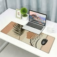 thumbnail image 6 of nygtbtfer Mouse Pads, Cute Mouse Pad with Wrist Rest Support Gel, Non-Slip PU Base Mouse Mat with for Home, Office and Gaming, Easy Typing & Pain Relief (Abstract Style Plants) 31.5x11.8 in, 6 of 6