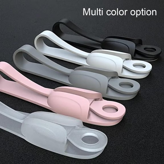 Wall Mounted Punch-Free Adhesive Removable Cord Holder Organizer, Cord Organizer for Appliances, Adhesive Cable Clips, No Tools Cord Bundlers for Hanging Electrical Cables (5PCS )