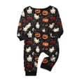 thumbnail image 4 of RUPKUL Halloween Pajamas Couples Festive All-Over Print Full Pattern Family Halloween Pajamas Matching Sets Halloween Pajamas Pants, 4 of 4
