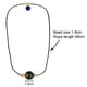 thumbnail image 2 of Collares estilo meditación, collar de cadena de cuentas de aleación con cuentas de vidrio estrellado, gargantilla de protección de la suerte, 2 of 5