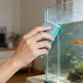 thumbnail image 4 of Fish Tank Glass Cleaner, Aquarium Scrubber Sponge, Stain Remover Kit for Terrarium, Double-Sided Limescale Scraper, Efficient Cleaning Tool, 1 Descaling Wipe, 4 of 9