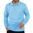 thumbnail image 4 of Krdevn Mens Shirts - Men's Trend Of Fall and Winter Tops Shirt Texture Texture Men's Sports Shirt,Mens Fall Shirts,Color:Sky Blue,Size:XXL, 4 of 5