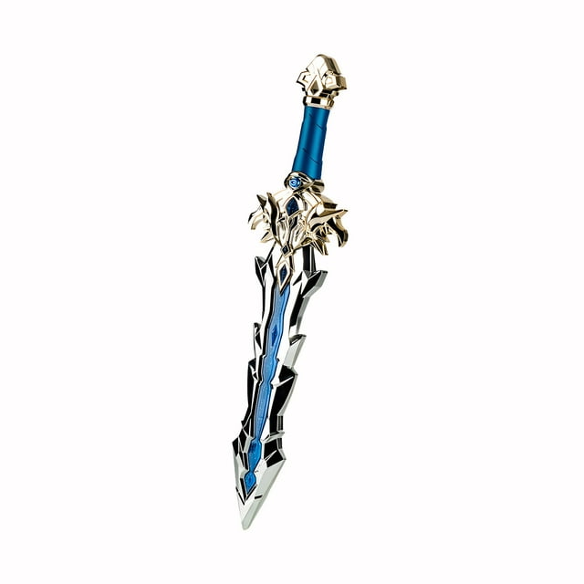 Blue Induction Glowing Sword For Kids With Realistic Sounds Plastic Material Size 18.7 X 4.7 X 1.2 Inches For Imaginative Battles Blue
