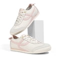 thumbnail image 6 of LUCKY STEP Retro Thin Sole Fashion Sneakers Lightweight Casual Shoes,Beige&Pink,Womens, 6 of 6