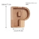 thumbnail image 2 of Piggy-Bank for Kids Boys Girls Large Piggy Banks 26 English Alphabet Letter,Personalized Wooden,Transparent Money Saving Box (1 Pc), 2 of 9