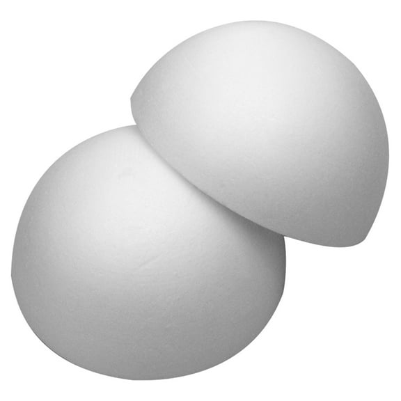Baluue 1Set Puff Balls for Crafts Table Centerpiece White Foam Balls