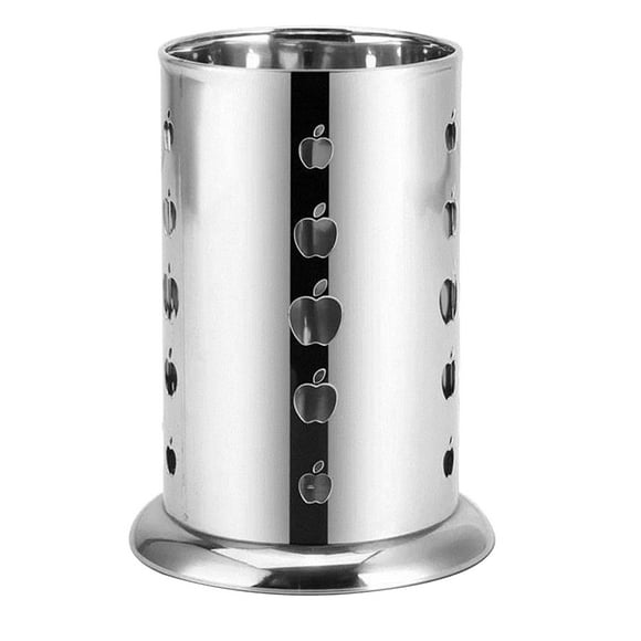 Porta Cubiertos de material acero Inoxidable Bandeja Para Cubiertos Cesto Para Cubiertos Porta Utensilios De Cocina manzana