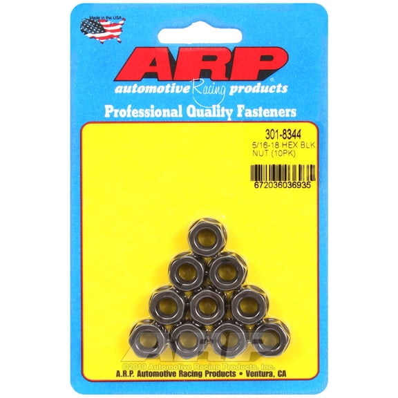 ARP 301-8344 5/16-18 Hex Nut Kit
