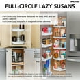 thumbnail image 4 of Rev-A-Shelf 6013-18-526 Classic Triple 3 Tier 18" Full Circle Lazy Susan - Almond, 4 of 6