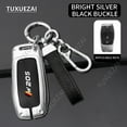 thumbnail image 5 of For Mercedes Benz W205 Car Key Case A 3 buttons Car Key Shell GLA GLB GLC ML GLK Zinc Alloy Leather Car Key Cover, 5 of 9