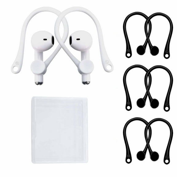 Ear Hooks Designed for Apple AirPods 1, 2, 3, Pro and Pro 2, AirPods EarPads Ear Hooks for Running, Jogging, Cycling, Gym