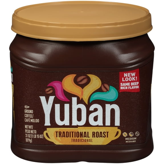 Yuban Premium Coffee, Medium Traditional Roast, Ground, 31 Ounce Canister (Pack of 2)
