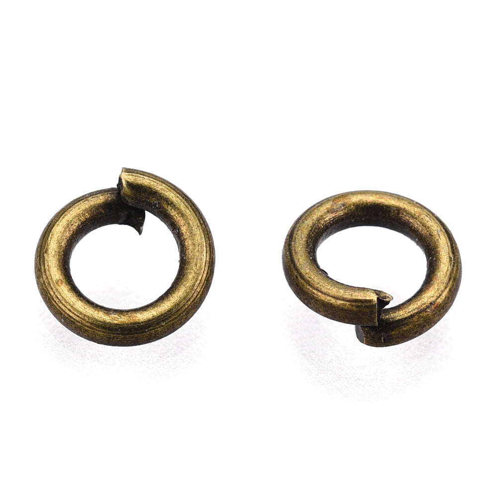 Brass Jump Rings Open Jump Rings Bronze 20 Gauge 4x0.8mm Inner Diameter: 2.4mm 11000pcs/500g