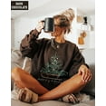 thumbnail image 5 of Christmas Sweatshirt, Merry and Bright Hooded Sweatshirt, Christmas Tree Crewneck Sweater, 5 of 5