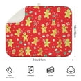 thumbnail image 2 of 2 Pcs Merry Christmas Dish Drying Mat - 18 X 24 Inch Santa Absorbent Microfiber Kitchen Counter Mat Xmas Housewarming Gift for Home Cooks, Dish Drying Pad for Dishes, Cups, Utensils, Pots & Pans, 2 of 3