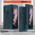 thumbnail image 1 of Para Samsung Galaxy Z Fold 3 Funda con bisagra con soporte para ranura para bolígrafo para Samsung Z Fold 4 3 2 5G Funda con bisagra con película de vidrio para pantalla frontal Tan Jianjun unisex, 1 of 2