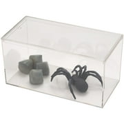 Pioneer Plastics 083CAQUA Clear Micro Habitat Terrarium، Tarantula Enclosure، Desktop Aquarium، 7.75 W x 3.75 D x 3.75 H