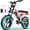Pink, variant on ESKUTE V100 Electric Bike for Teens Adults, 750W Peak 1500W 28 Mph 48V 13 Ah,16"x4.0" Fat Tire E Bicycle, 7-Speed E-Bike with Dual Suspension, UL2849