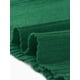 thumbnail image 5 of Vestido de suéter midi de punto ajustado con cuello en V y frente retorcido de manga larga para mujer, con abertura lateral, color verde, 5 of 7