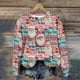 thumbnail image 3 of Sudadera con capucha con diseño de reno de Papá Noel y Navidad, con estampado 3D de dibujos animados de anime para hombres, mujeres y adultos, 3 of 4