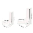thumbnail image 3 of Pack of 5 Acrylic Display Plate Stand Clear Easel Holder for Cards Books Photo Frames Pictures Magazines CDs and Phones, 3 of 8