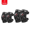 thumbnail image 1 of Rodilleras para motocicleta, juego de 4 piezas, protección reflectante para codo y rodilla, 1 of 7