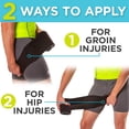thumbnail image 6 of HTYSUPPLY Hip Brace & Groin Strain Wrap | Non-Slip Hamstring & Thigh Compression Support Spica for Pulled Quad Muscle, Arthritis Relief, Inguinal Hernia or Abduction Hip Flexor Injury (One Size), 6 of 6