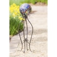 thumbnail image 2 of Evergreen 30 in. Black Metal Gazing Ball Stand, 2 of 3
