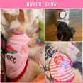thumbnail image 3 of 4 Packs Dog Shirt for Small Dogs, Riklu Dog Pink Clothes for Girl S, 3 of 7
