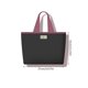 thumbnail image 3 of Bolsa de la compra plegable de color liso, bolsa de almacenamiento, bolsa de supermercado portátil, bolsa de la compra de gran capacidad con cordón, bolsa de mano práctica, 3 of 4