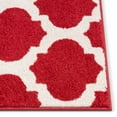 thumbnail image 5 of Well Woven MC-50-7 Zoe Modern Trellis Rug&#44; Red - 7 ft. 10 in. x 9 ft. 10 in., 5 of 7