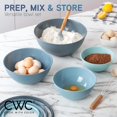 thumbnail image 2 of Cuencos para mezclar COOK WITH COLOR, 12 piezas de plástico con tapas, color azul, 2 of 7