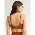 thumbnail image 3 of Joyspun Women's Wireless Seamless Matte Mini Rib Bra, Sizes XS-3XL, 3 of 4