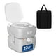 thumbnail image 1 of Inodoro Portátil de 22 Litros SereneLife, Toilette a Prueba de Fugas con Tanque Desmontable, Sistema de Descarga, Indicador de Nivel, Bolsa de Transporte y Pulverizador para Camping, 1 of 7