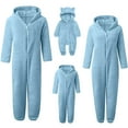 thumbnail image 5 of Matching Christmas Pajamas Jumpsuit Cute Long Sleeve Cat Outfits Romper with Hood Funny Christmas Pajamas for Family, 5 of 5