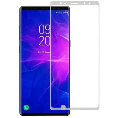 For Samsung Galaxy Note 9 Premium Screen Tempered Designed To Allow Full Functionality With Cover On - Clear