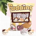 thumbnail image 2 of Cute Cat Snack Pillow Pudding Plushie A Bag Of Animal Plush Doll Removable Set Cute Kawaii Birthday, 2 of 5