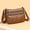 Brown, variant on Retro Multifunctional Crossbody Purse for Women Ladies Soft Shoulder Bag Medium Roomy Handbag Fashion Tote Top Handle Satchel