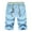 Sky Blue, variant on Leesechin Mens Sweatpants Men's Plus Size Cargo Shorts Multi-Pockets Relaxed Summer Beach Shorts Pants