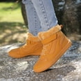thumbnail image 2 of REDARER Kids Winter Snow Boots - Waterproof -Lined Thick Sole Non- Solid Color Sporty Booties for All-Day Warmth,Color:Khaki,Size:10-10.5 Years, 2 of 9