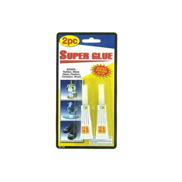 Bulk Buys MO03296 Super glue value pack on a blister card Pack of 96