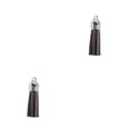 thumbnail image 1 of Billuyoard 28 piezas bolsa Keychian único llavero colgante borlas bolso decoración llavero borla adorno DIY accesorio gris oscuro Gris oscuro 2piezas, 1 of 6
