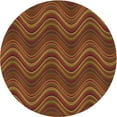 thumbnail image 1 of Ahgly Company Machine Washable Indoor Square Transitional Saffron Red Area Rugs, 3' Square, 1 of 7